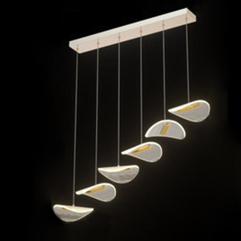 Stairs Pendant Light Fixture Acrylic Nordic Style Multiple Hanging Light