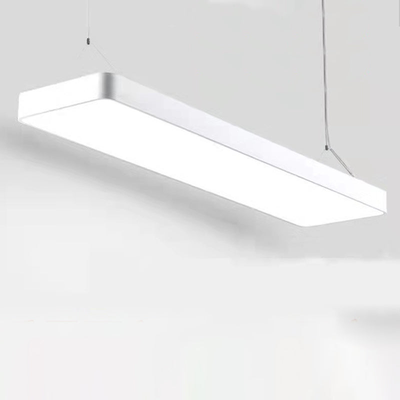 Bureau de style contemporain Rectangle en forme de pendentif LED Lumières décoratives