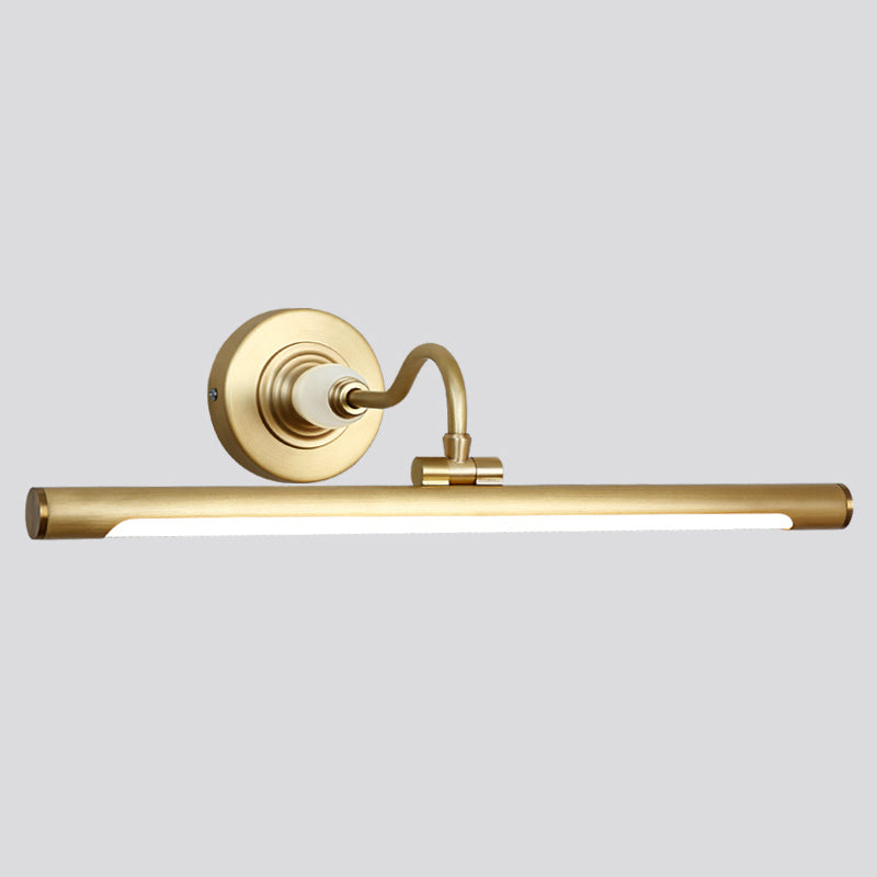 Luces de pared de tocador lineal Simplicidad posmoderna Disparo de pared acrílico para baño