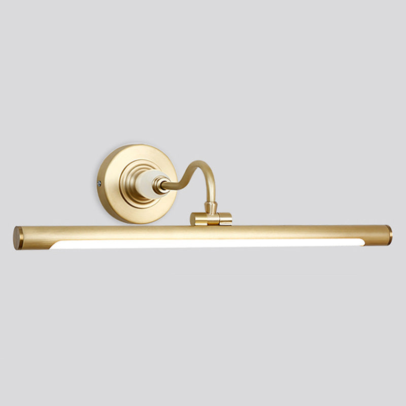 Luces de pared de tocador lineal Simplicidad posmoderna Disparo de pared acrílico para baño