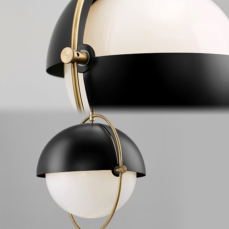 Contemporary Style Round Pendant Light Fixture Metal Dinning Room Pendant Light Kit