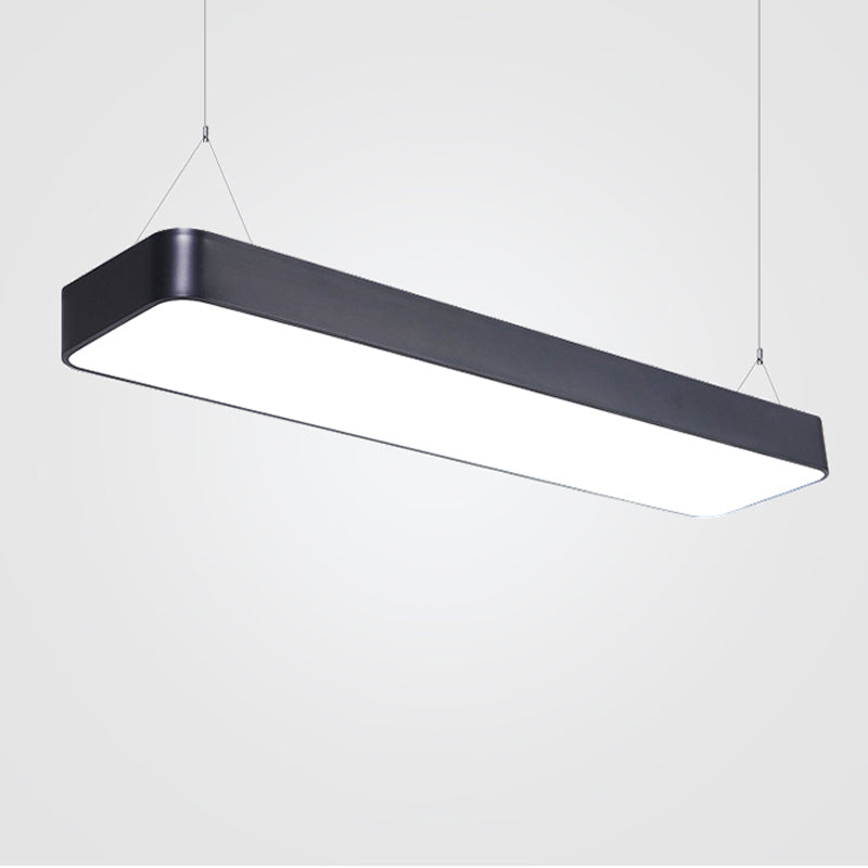 Rectangle LED pendentif en style moderne LED suspendu les lumières pour salle de conférence
