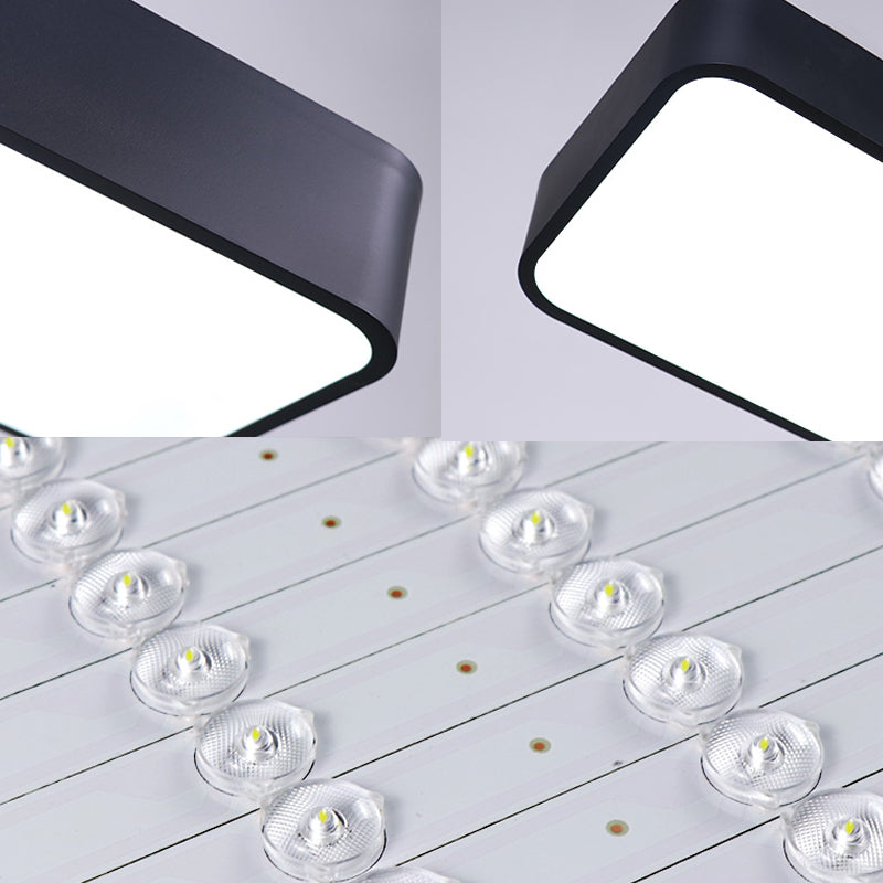 Metal Frame Modern Simple Style Led Pendant Decorative Lights for Office