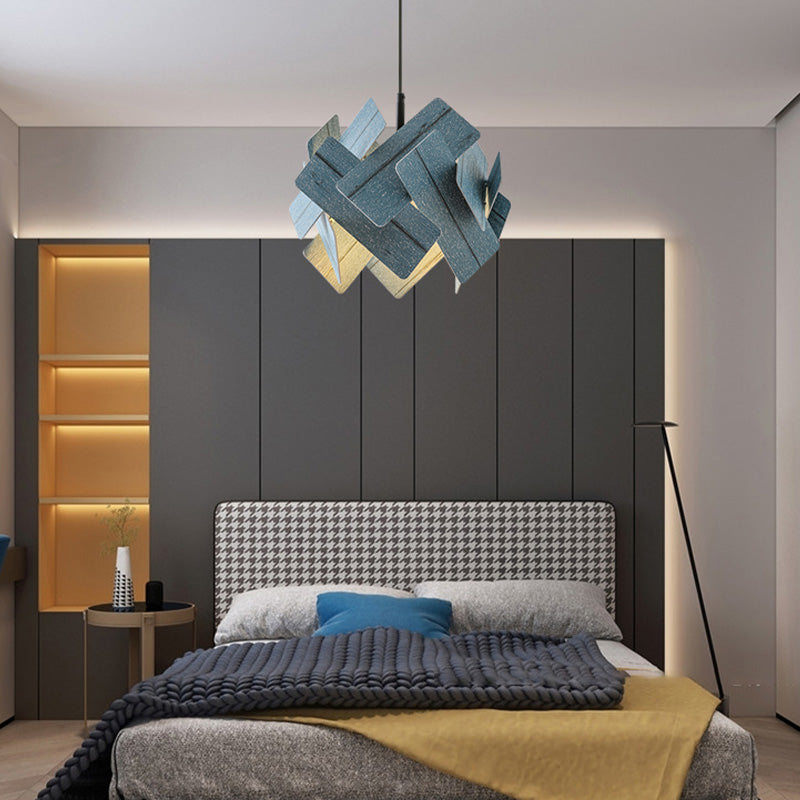 Nordic Style Ceiling Pendant Light Stacking Hanging Light Fixture with Acrylic Shade