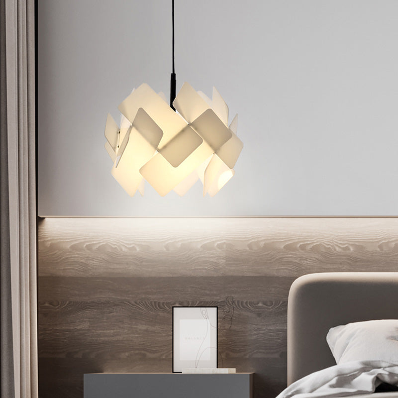 Nordic Style Ceiling Pendant Light Stacking Hanging Light Fixture with Acrylic Shade