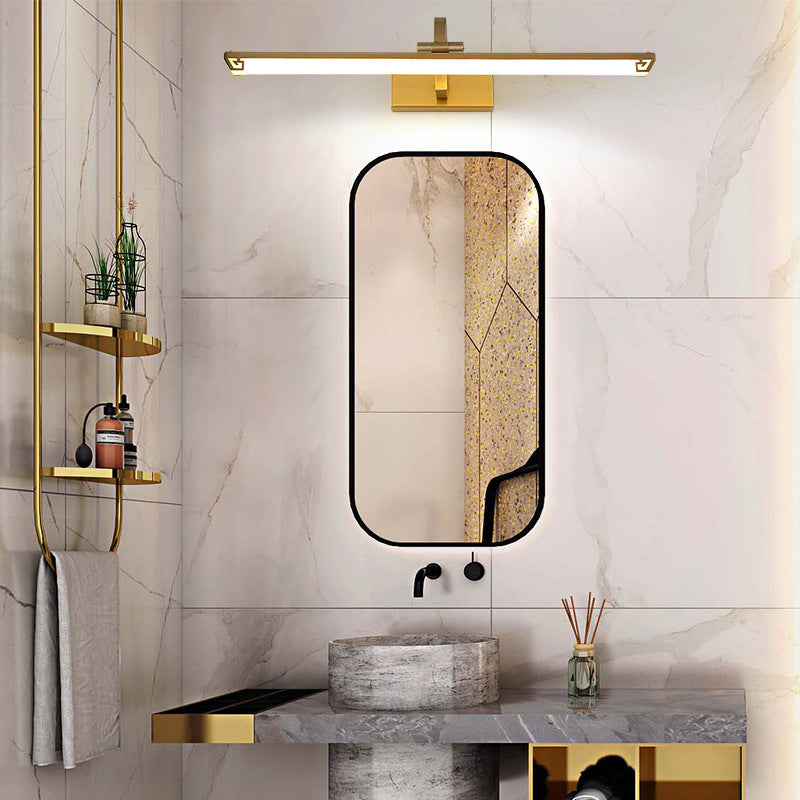 Vanité allongée Lumières murales postmodernes simplicité applique murale acrylique pour salle de bain