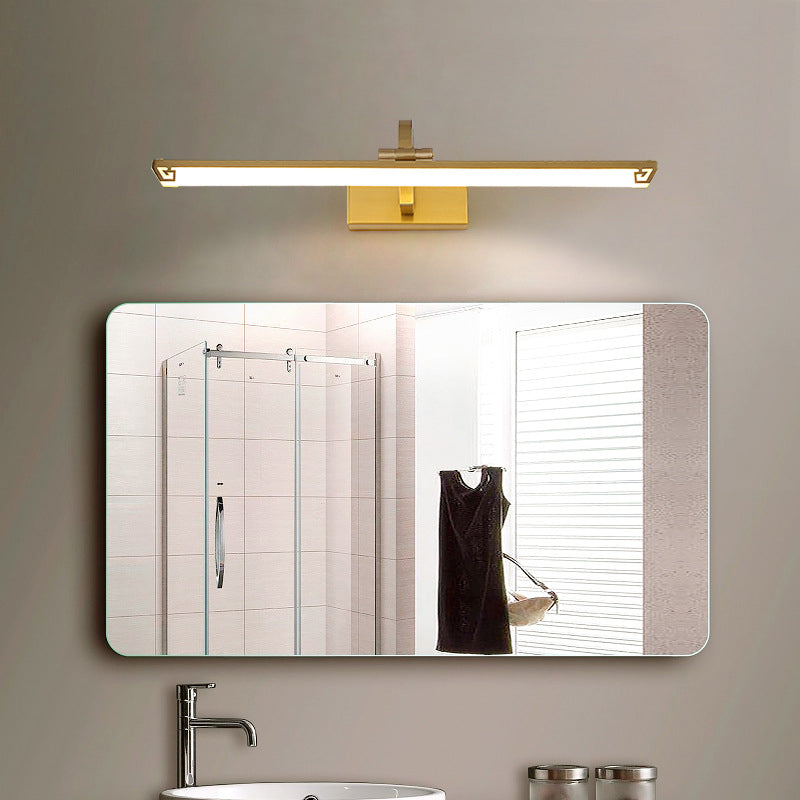 Vanité allongée Lumières murales postmodernes simplicité applique murale acrylique pour salle de bain