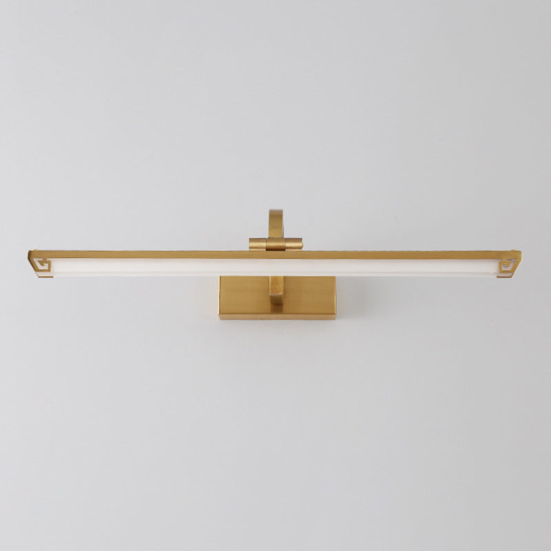 Vanité allongée Lumières murales postmodernes simplicité applique murale acrylique pour salle de bain