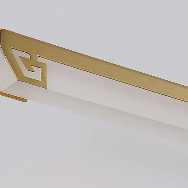 Vanité allongée Lumières murales postmodernes simplicité applique murale acrylique pour salle de bain