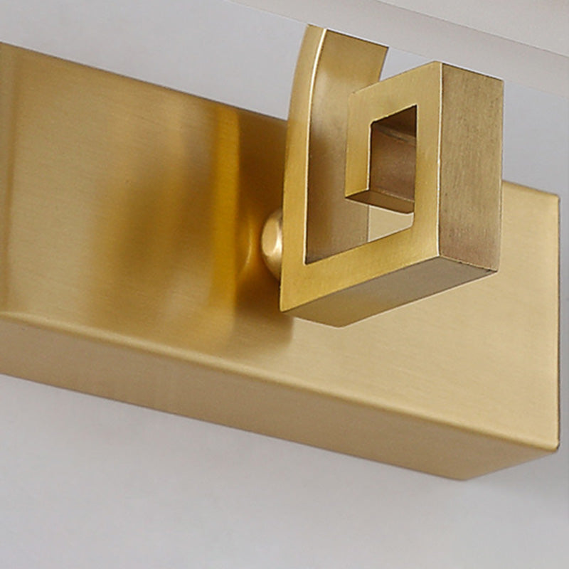 Vanité allongée Lumières murales postmodernes simplicité applique murale acrylique pour salle de bain