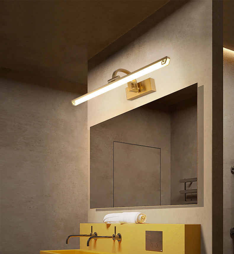 Vanité allongée Lumières murales postmodernes simplicité applique murale acrylique pour salle de bain