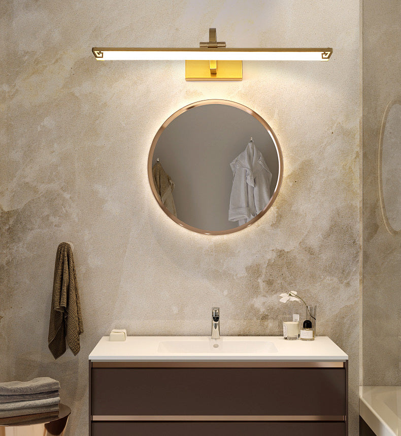 Vanité allongée Lumières murales postmodernes simplicité applique murale acrylique pour salle de bain