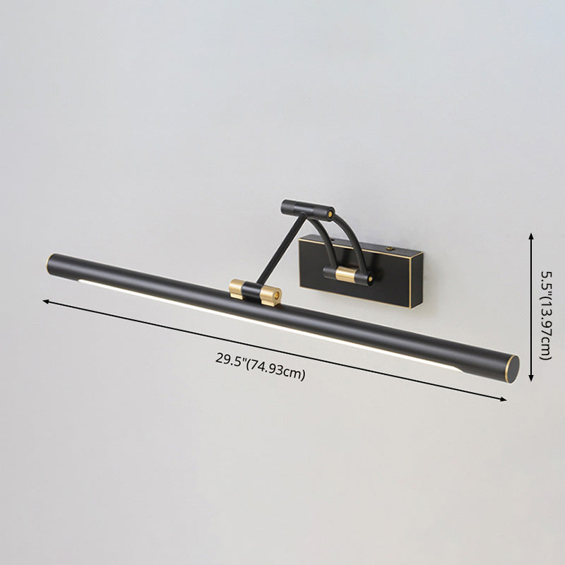 Vanité allongée Lumières murales postmodernes simplicité applique murale acrylique pour salle de bain