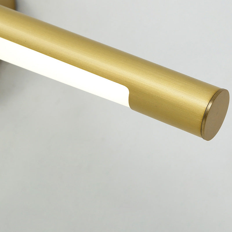 Luces de pared de tocador lineal Simplicidad posmoderna Disparo de pared acrílico para baño