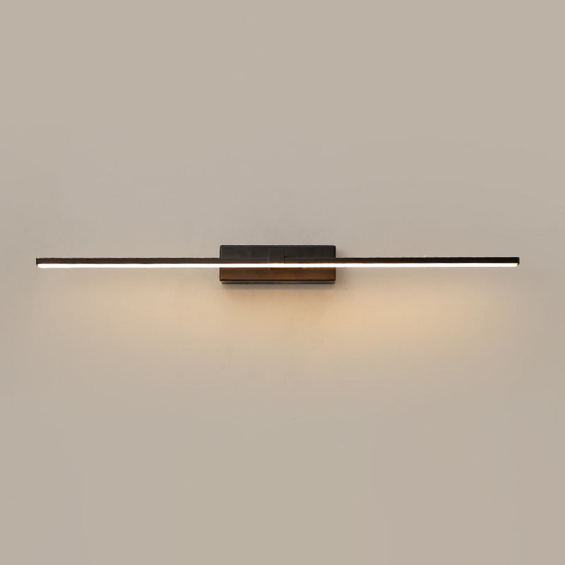 Luces de pared de tocador lineal Simplicidad posmoderna Disparo de pared acrílico para baño