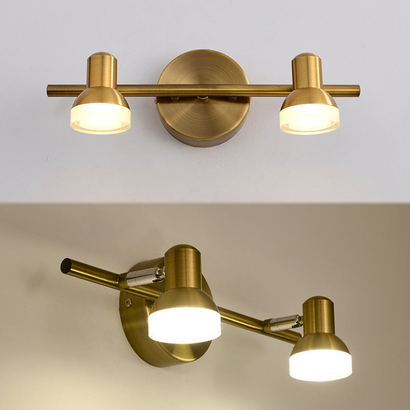 Bell Vanity Wall Lights Postmodern Simplicity Sconce da parete acrilico per bagno