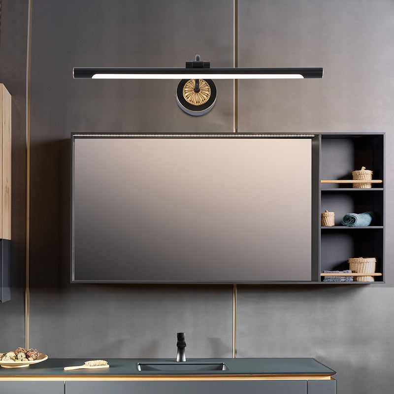 Luci a specchio vanità tradizionali Acrilico Acrilico Acrifide per il bagno