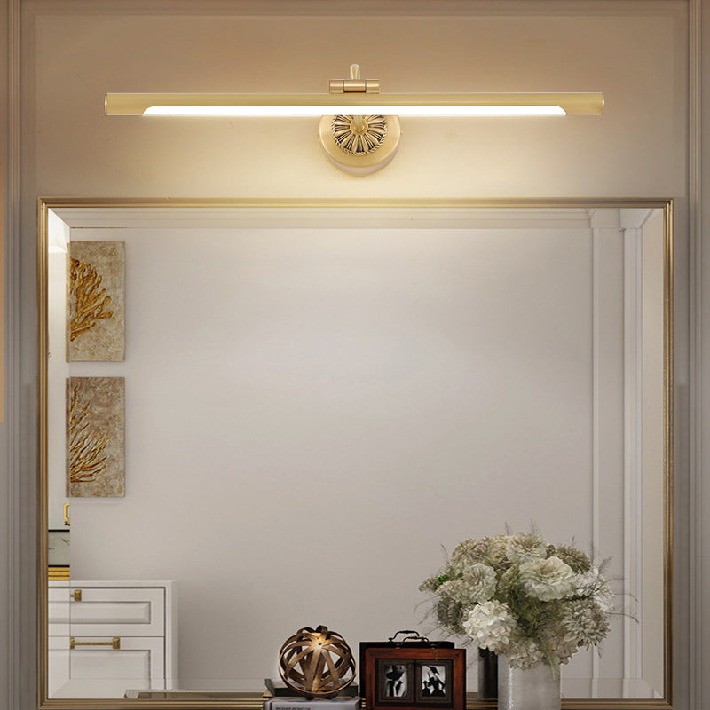 Luci a specchio vanità tradizionali Acrilico Acrilico Acrifide per il bagno