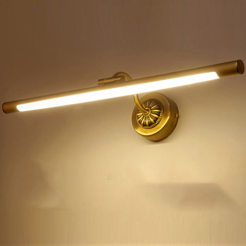 Luci a specchio vanità tradizionali Acrilico Acrilico Acrifide per il bagno