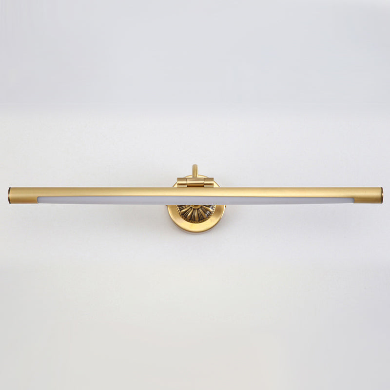 Luci a specchio vanità tradizionali Acrilico Acrilico Acrifide per il bagno