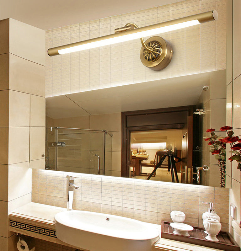 Luci a specchio vanità tradizionali Acrilico Acrilico Acrifide per il bagno