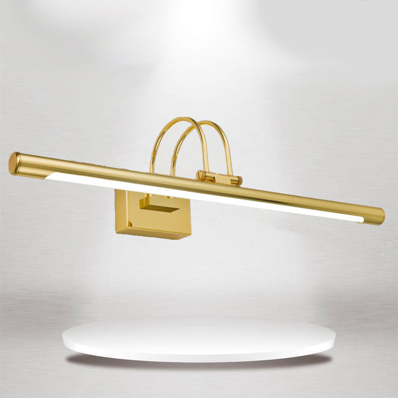 Luces de pared de tocador lineal Simplicidad posmoderna Disparo de pared acrílico para baño