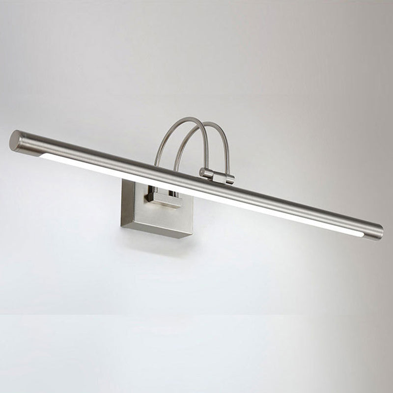 Luces de pared de tocador lineal Simplicidad posmoderna Disparo de pared acrílico para baño