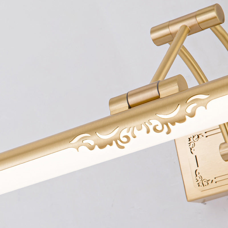 Luci a specchio vanità tradizionali Acrilico Acrilico Acrifide per il bagno