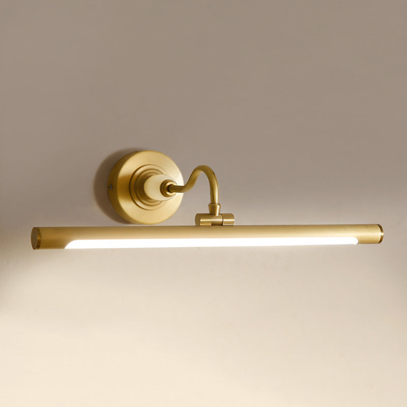 Luces de pared de tocador lineal Simplicidad posmoderna Disparo de pared acrílico para baño