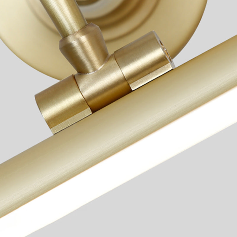 Luces de pared de tocador lineal Simplicidad posmoderna Disparo de pared acrílico para baño