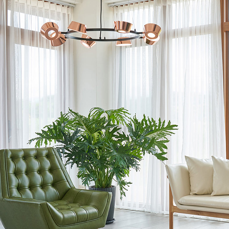 Lustre en métal lustre pendentif post-moderne pour salon pour salle à manger