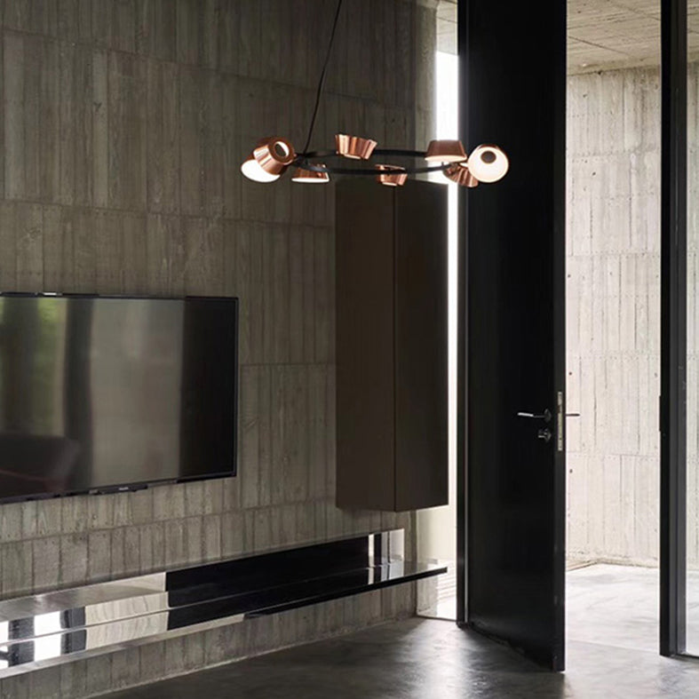 Lustre en métal lustre pendentif post-moderne pour salon pour salle à manger