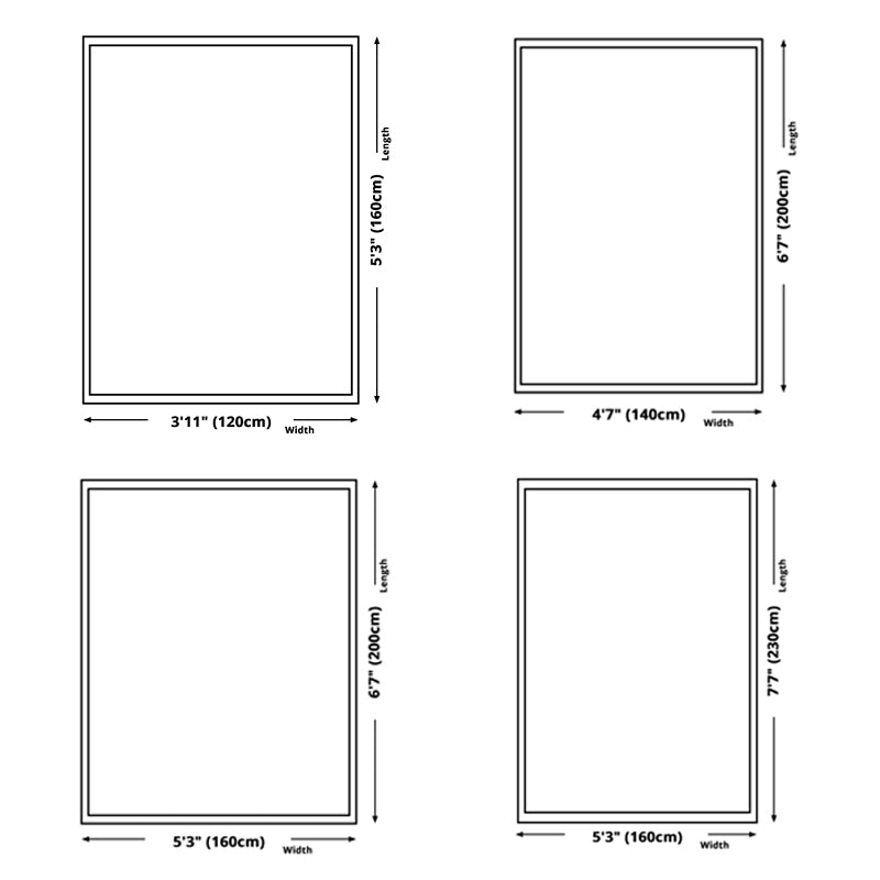 Modern Graphic Pattern Rug Polyester Carpet Pet Friendly Indoor Carpet for Home Decoration