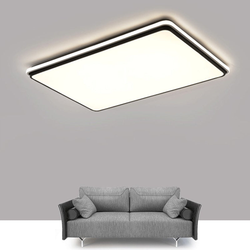 Gold Geometrical Led Flush Light Fixtures Modern Style Aluminum Flush Mount Ceiling Lamp