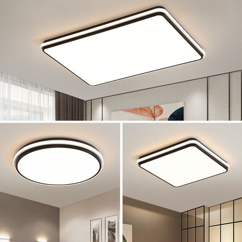 Lámpara de techo empotrada de aluminio Led geométrica dorada de estilo moderno con montaje empotrado