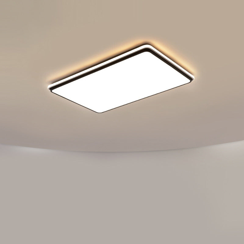 Lámpara de techo empotrada de aluminio Led geométrica dorada de estilo moderno con montaje empotrado