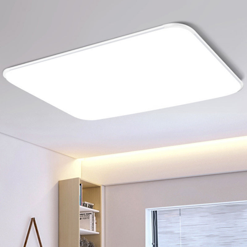Aluminum Geometric Flush Ceiling Light Fixtures Modern Style 1-Light Led Flush Light