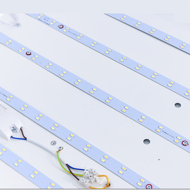 Aluminum Geometric Flush Ceiling Light Fixtures Modern Style 1-Light Led Flush Light