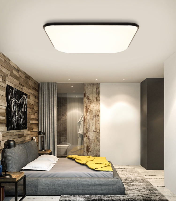 Aluminum Geometric Flush Ceiling Light Fixtures Modern Style 1-Light Led Flush Light