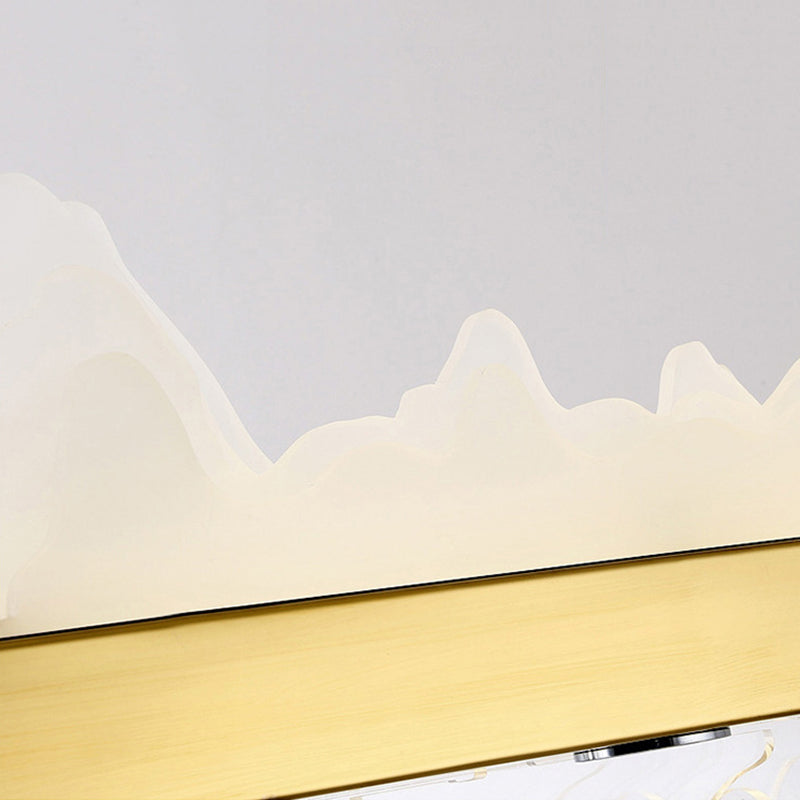 Adjustable 1 Light Island Lights Modern Lighting Chandelier Metal Island Lamps in Gold