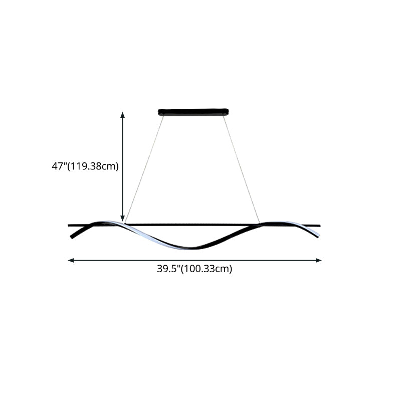 Modern Simple Style Pendant Chandelier Lighting Fixture for Dining Room