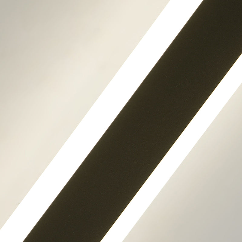 1-Light Black Minimalisme Appareils luminaires