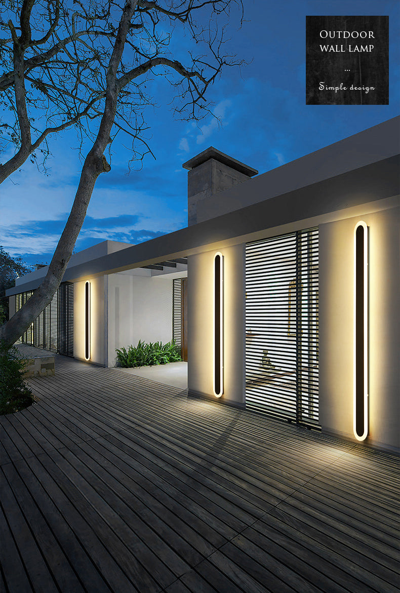 1-Light Black Minimalisme Appareils luminaires