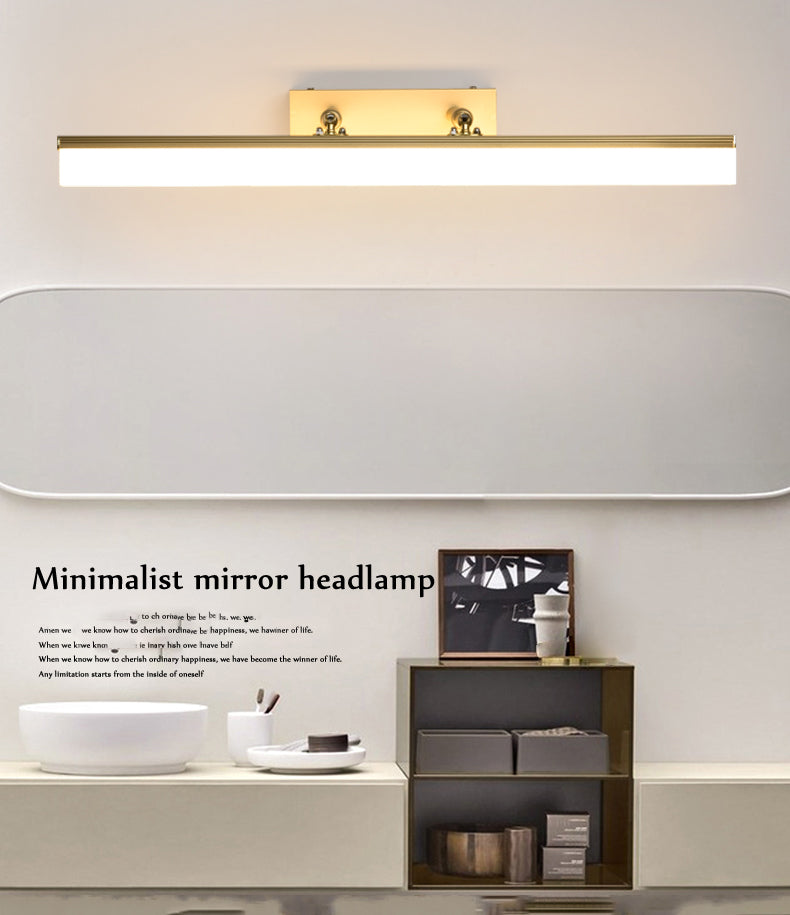 Linear Shade Swing Arm Wall Lighting Modern Style Metal 1 Light Sconce Lamp in Brass