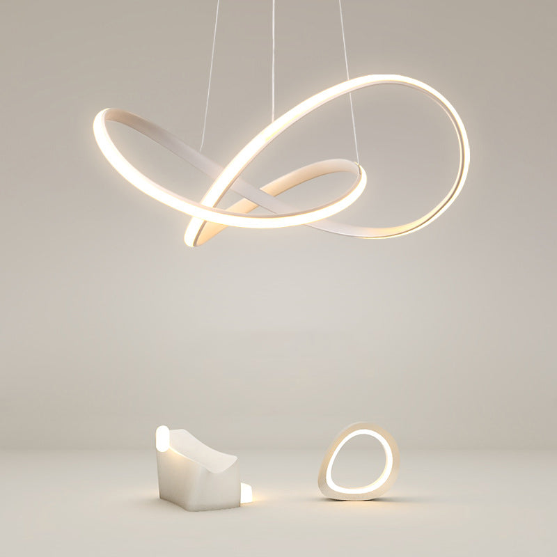 Nordic Modern Caractéristique Style LED Pendant le lustre Light for Living Room Dining Room Study