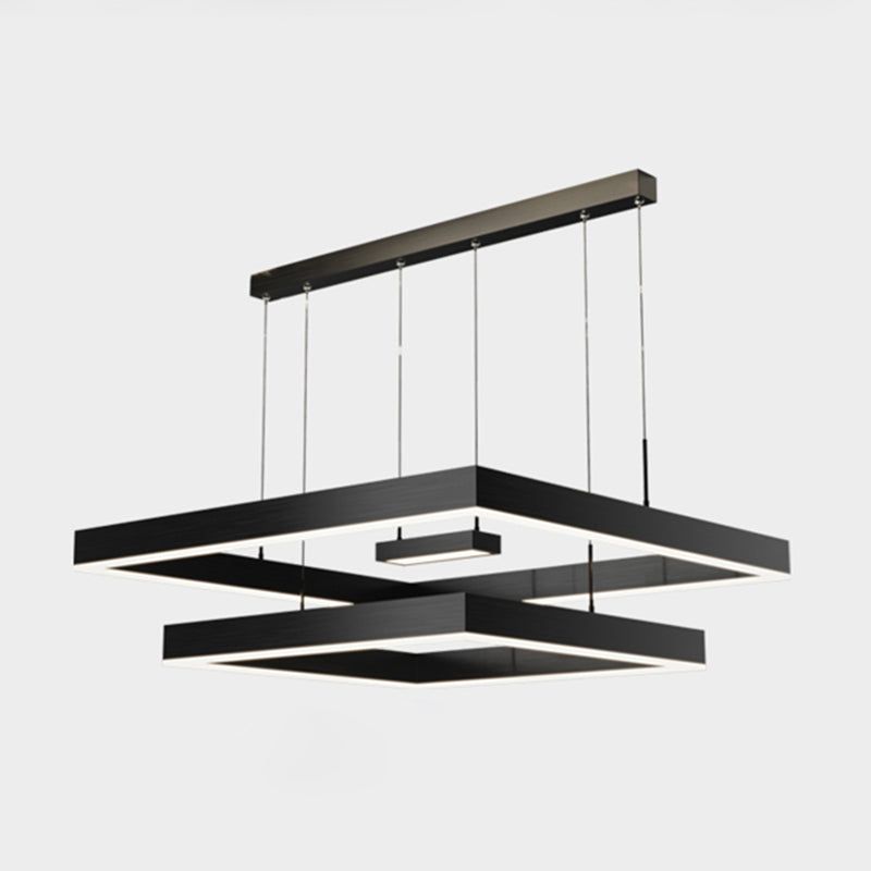 Modern Chandelier Lights Multiple Squares Chandelier Lighting Fixtures