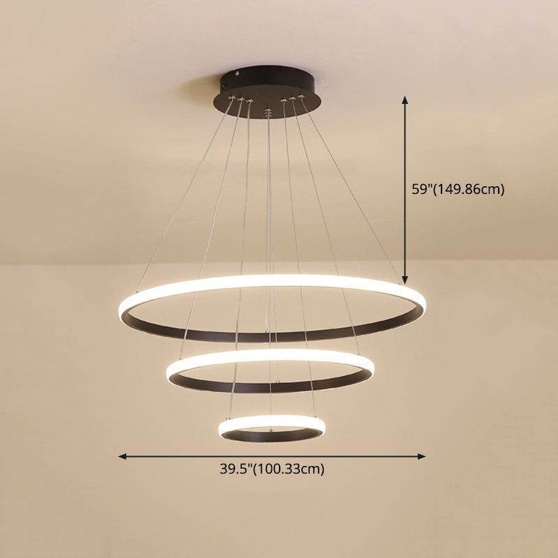 Nordic Modern Simple Style Pendant Chandelier Light for Living Room Dining Room