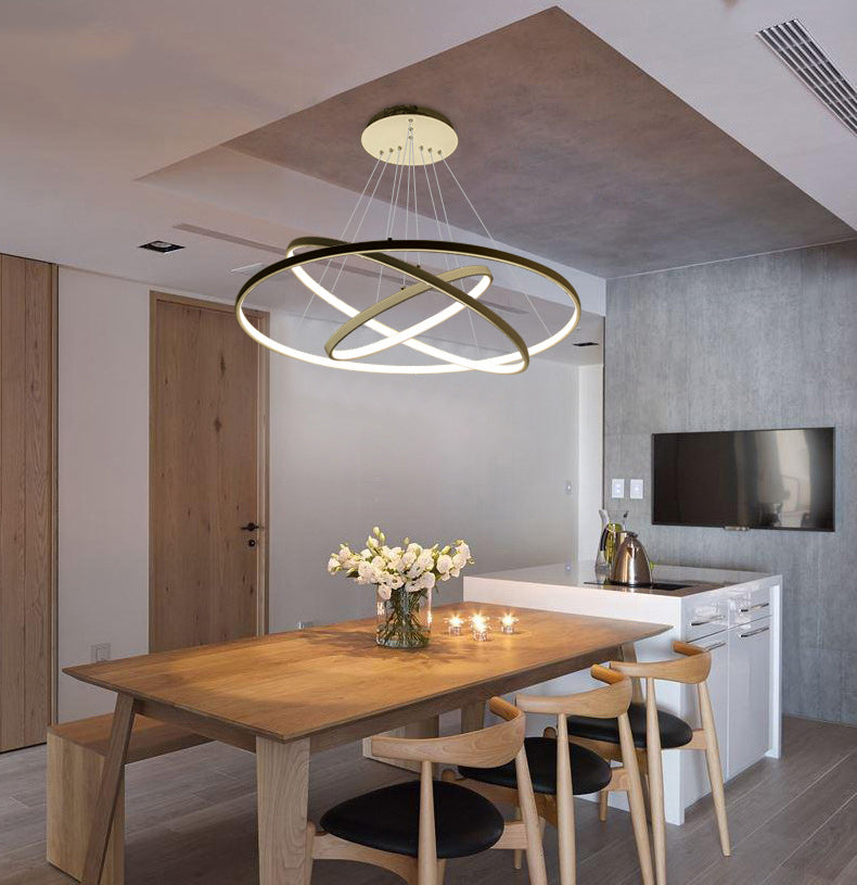 Nordic Modern Simple Style Pendant Chandelier Light for Living Room Dining Room