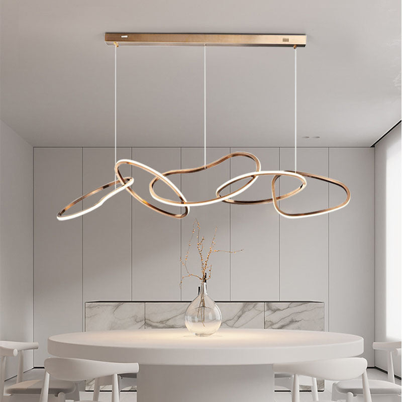 Moderne Noordse licht Luxe artistieke stijl Led kroonluchter Hanglamp voor hanglamp voor eetkamer