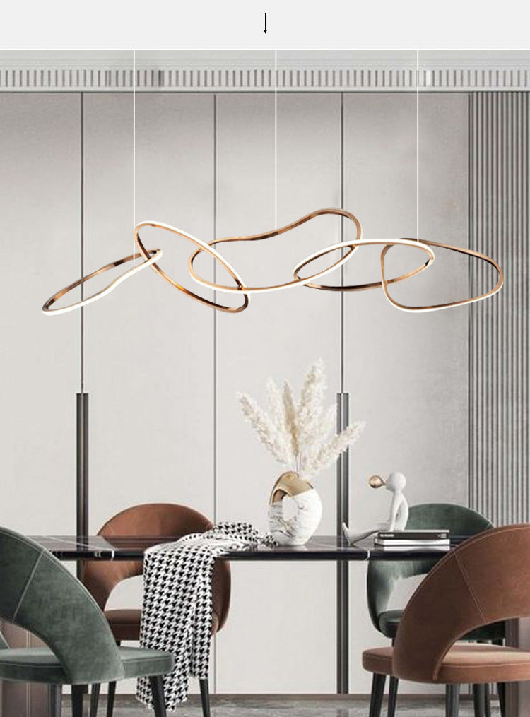 Modern Nordic Light Luxury Artistic Style LED Chandelier Pendant Light Fixture for Dining Room